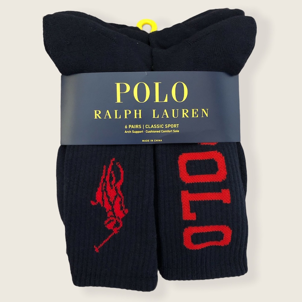 POLO RALPH LAUREN 6 PAIRS / CLASSIC SPORT